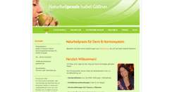 Desktop Screenshot of naturheilpraxis-gaessner.de