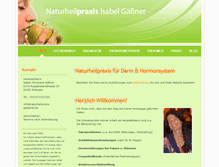 Tablet Screenshot of naturheilpraxis-gaessner.de